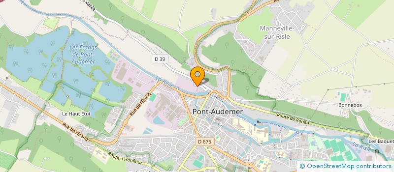 localisation de l'entreprise CALORIA à PONT-AUDEMER