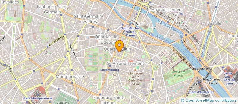 localisation de l'entreprise CALORIA à PARIS