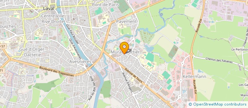 localisation de l'entreprise CALORIE FIBRE à LAVAL