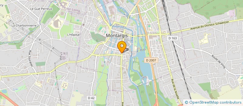 localisation de l'entreprise CALORIE MOTEUR à MONTARGIS