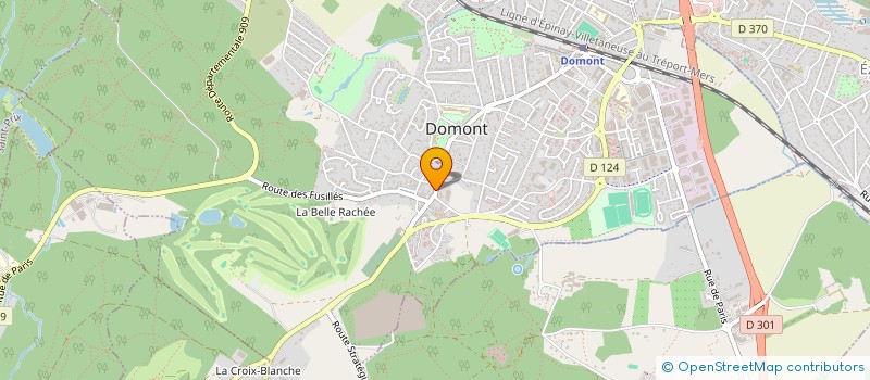 localisation de l'entreprise CALORIES  DOMONT