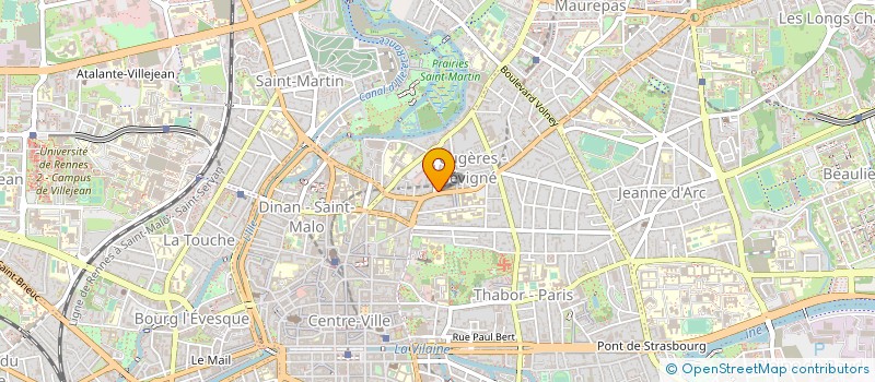 localisation de l'entreprise CALORIFUGE VENTILATION ISOLATION à RENNES
