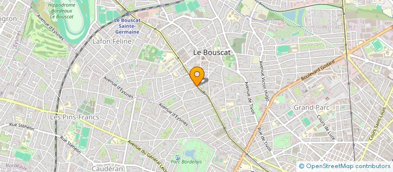 localisation de l'entreprise CALORIGEN  LE BOUSCAT