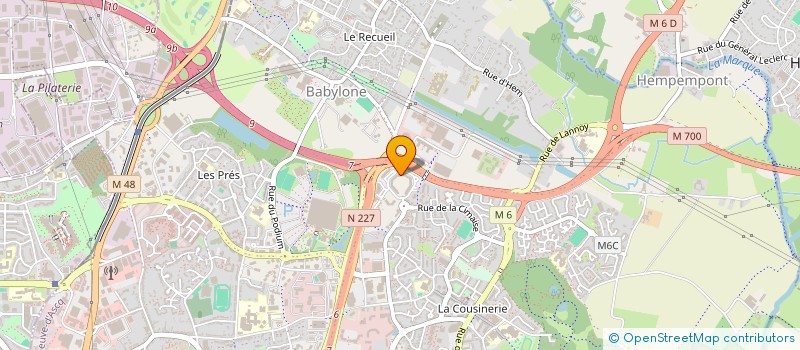 localisation de l'entreprise CALORIX à VILLENEUVE-D'ASCQ