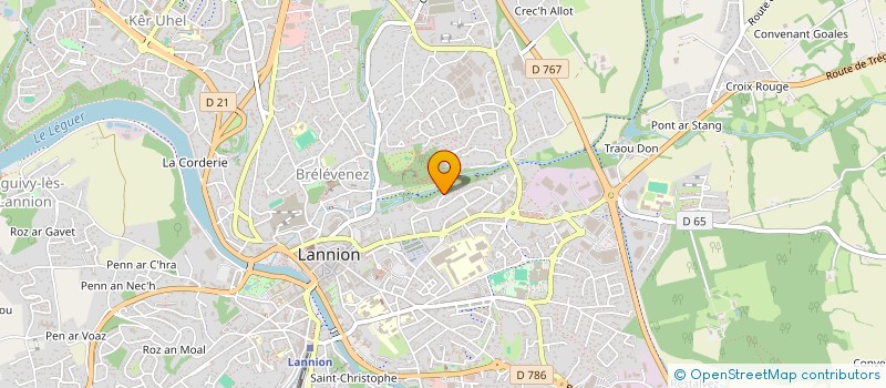 localisation de l'entreprise CALOSA PANAME  LANNION