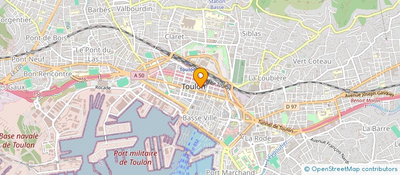 localisation de l'entreprise CALOTECH à TOULON