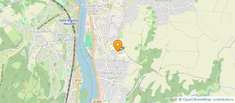 localisation de l'entreprise CALOTICLO  NEUVILLE-SUR-SAONE