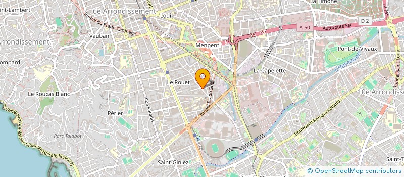 localisation de l'entreprise CALOU à MARSEILLE