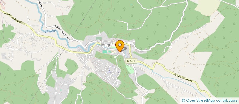 localisation de l'entreprise CALOUC  JOUQUES