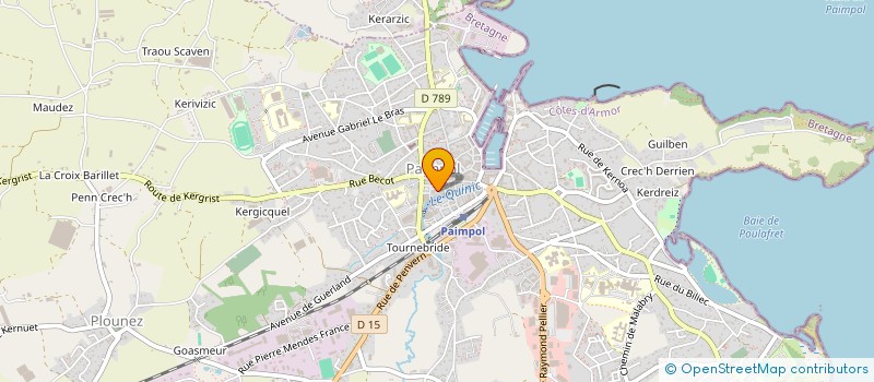 localisation de l'entreprise CALOUCLO  PAIMPOL