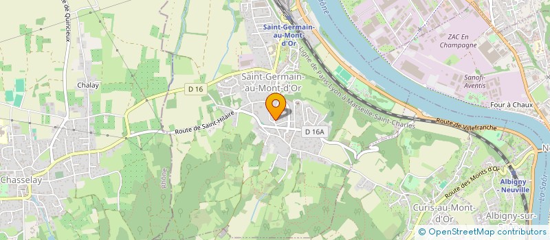 localisation de l'entreprise CALOUCO HOLDING  SAINT-GERMAIN-AU-MONT-D OR