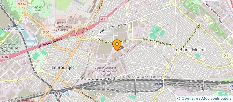 localisation de l'entreprise CALOUIS à LE BLANC-MESNIL