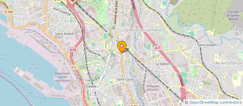 localisation de l'entreprise CALOULA à MARSEILLE