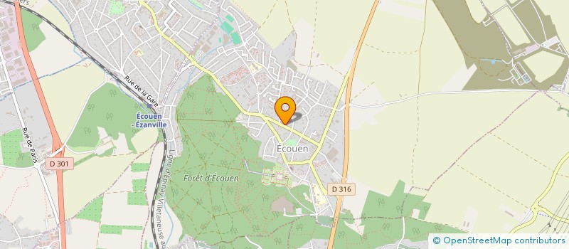 localisation de l'entreprise CALOUMAX  ECOUEN