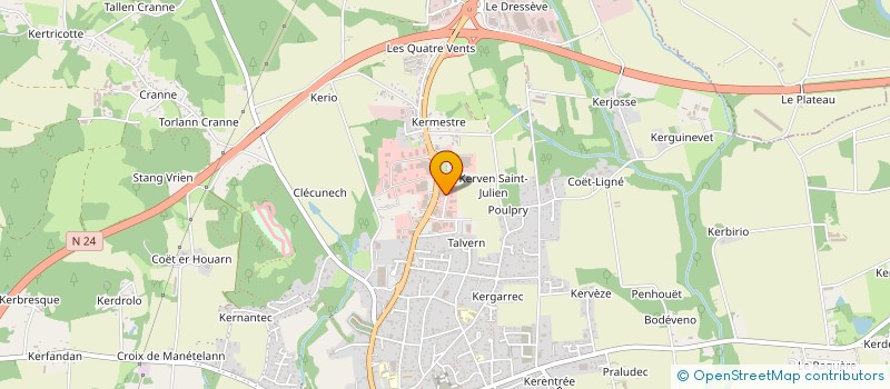 localisation de l'entreprise CALOUNAT  BAUD