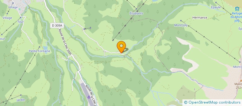 localisation de l'entreprise CALOUNIGA  MEGEVE