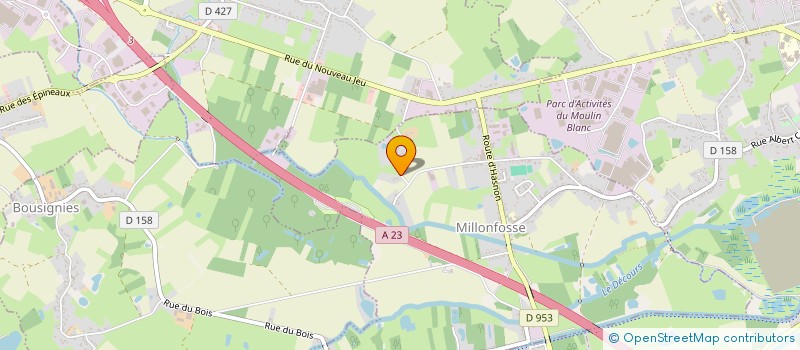 localisation de l'entreprise CALOUPILE à MILLONFOSSE