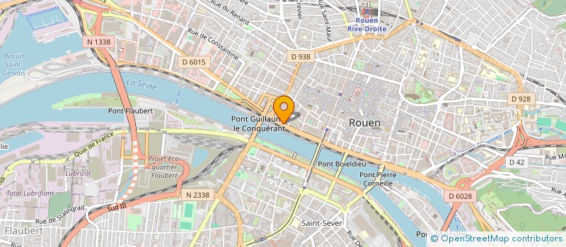 localisation de l'entreprise CALOUSTE INVESTISSEMENTS à ROUEN