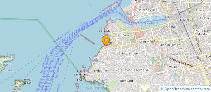 localisation de l'entreprise CALP INVEST  MARSEILLE