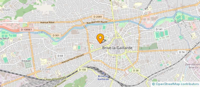 localisation de l'entreprise CALQUIMMO  BRIVE-LA-GAILLARDE