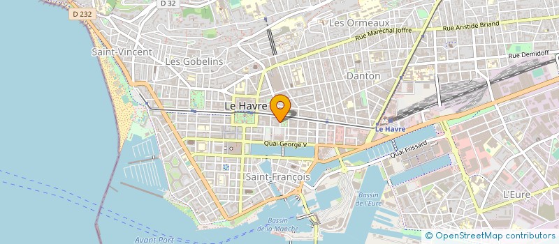 localisation de l'entreprise CALRAB à LE HAVRE