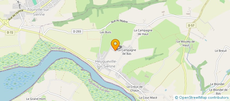 localisation de l'entreprise CALSOI NAUTIQUE à HEUGUEVILLE-SUR-SIENNE
