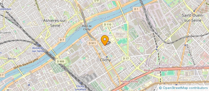 localisation de l'entreprise CALT DISTRIBUTION à CLICHY