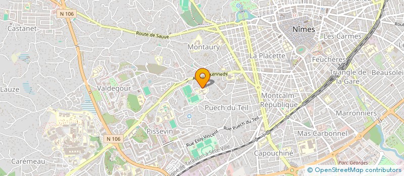 localisation de l'entreprise CALTA CONCEPTS  NIMES