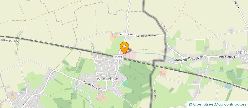 localisation de l'entreprise CALTIM EDIFICE  WANNEHAIN