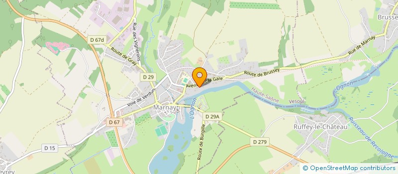 localisation de l'entreprise CALTOM  MARNAY