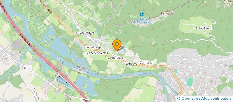 localisation de l'entreprise CALTSAD  BONNEVILLE