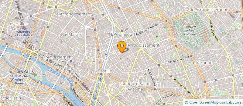 localisation de l'entreprise CALU  PARIS