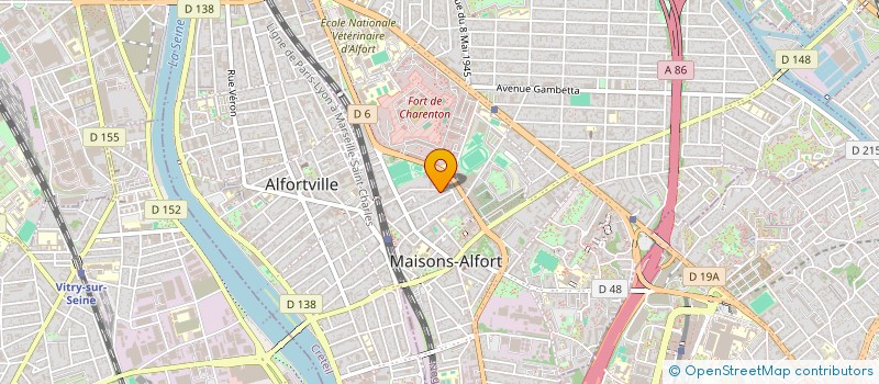 localisation de l'entreprise CALUBE à MAISONS-ALFORT