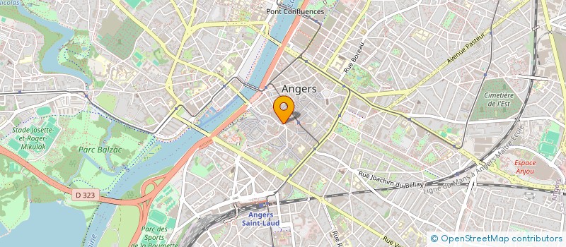 localisation de l'entreprise CALUC  ANGERS