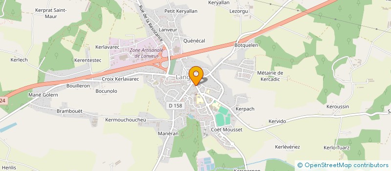 localisation de l'entreprise CALUCALU  LANGUIDIC