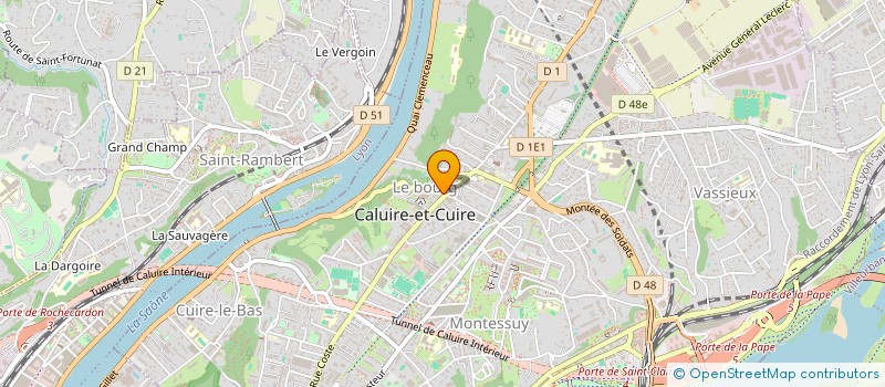 localisation de l'entreprise CALUIRE FIT'N SPORTS (CFS) à CALUIRE-ET-CUIRE