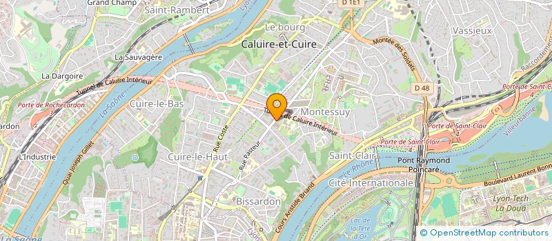 localisation de l'entreprise CALUIRE PRIMEUR  CALUIRE-ET-CUIRE