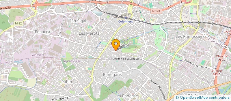 localisation de l'entreprise CALUMA à COLOMIERS
