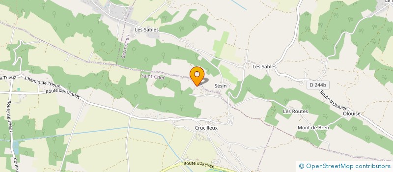 localisation de l'entreprise CALUMA  SAINT-CHEF