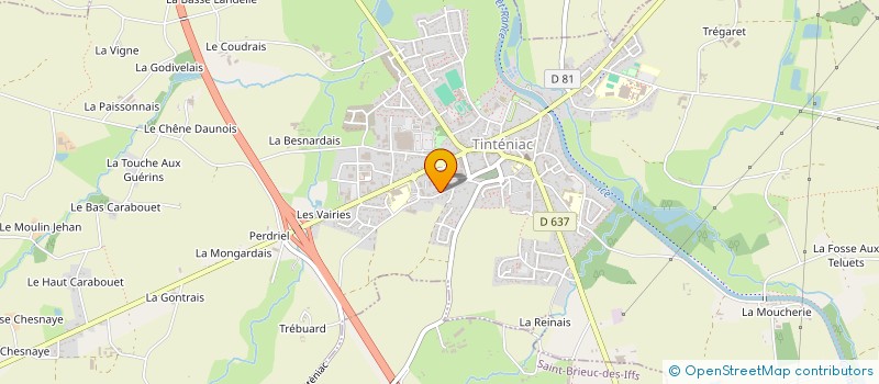 localisation de l'entreprise CALUMAR  SAINT-DOMINEUC