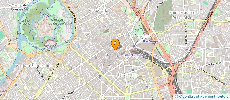 localisation de l'entreprise CALUMET à LILLE