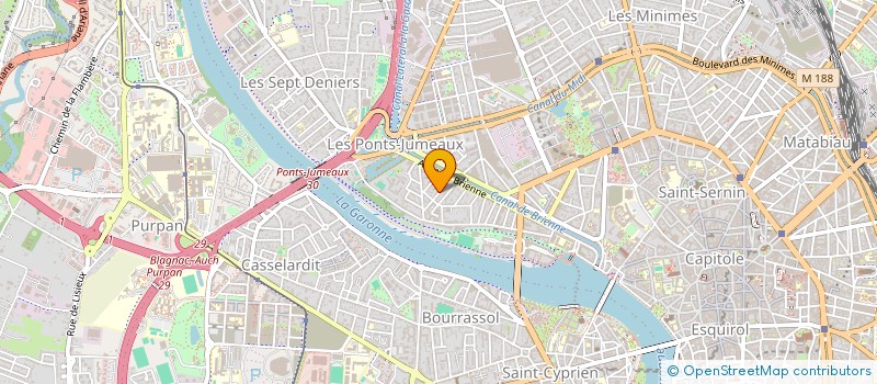 localisation de l'entreprise CALUNE à TOULOUSE