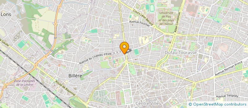 localisation de l'entreprise CALUPRU à PAU