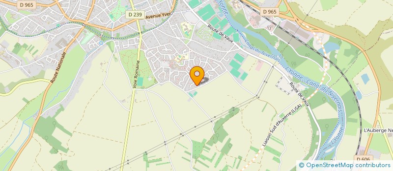 localisation de l'entreprise CALURE IMMO à AUXERRE
