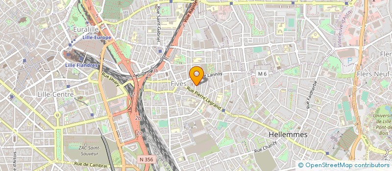 localisation de l'entreprise CALVA CLUB à LILLE