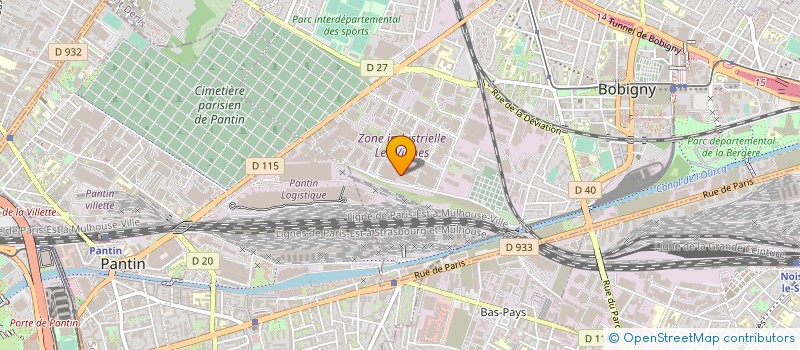 localisation de l'entreprise CALVADOS CARRELAGE à BOBIGNY