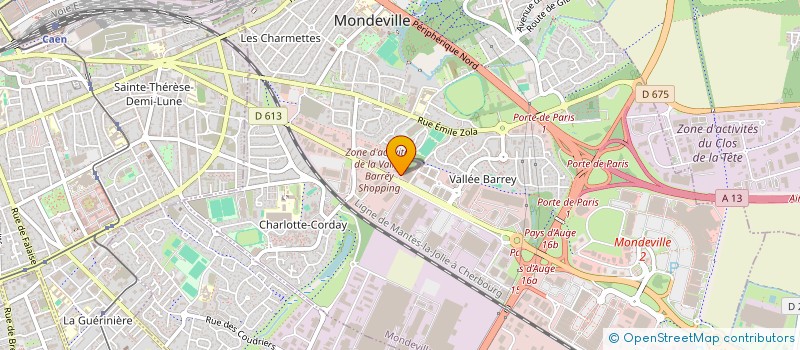 localisation de l'entreprise CALVADOS EXPRESS à MONDEVILLE