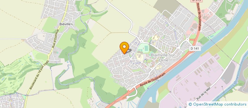 localisation de l'entreprise CALVADOS RAVALEMENT  BLAINVILLE-SUR-ORNE