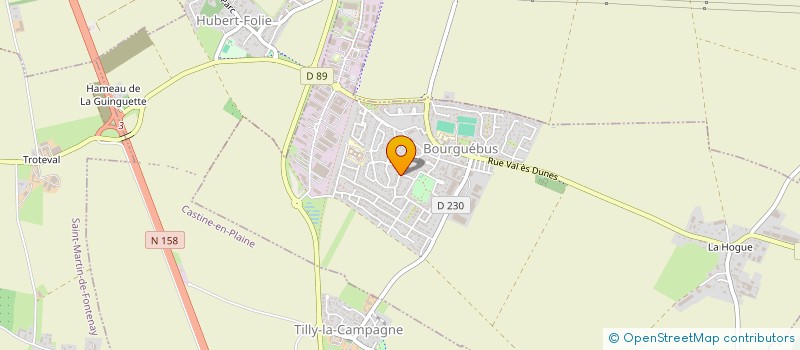 localisation de l'entreprise CALVADOS RAVALEMENT  BOURGUEBUS