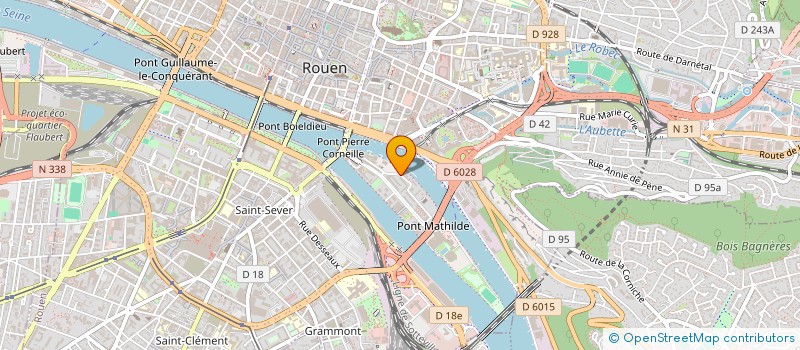 localisation de l'entreprise CALVAILLE à ROUEN